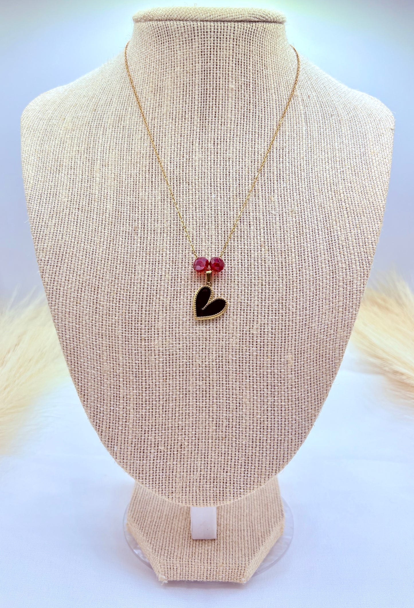 Black & Red Heart Set