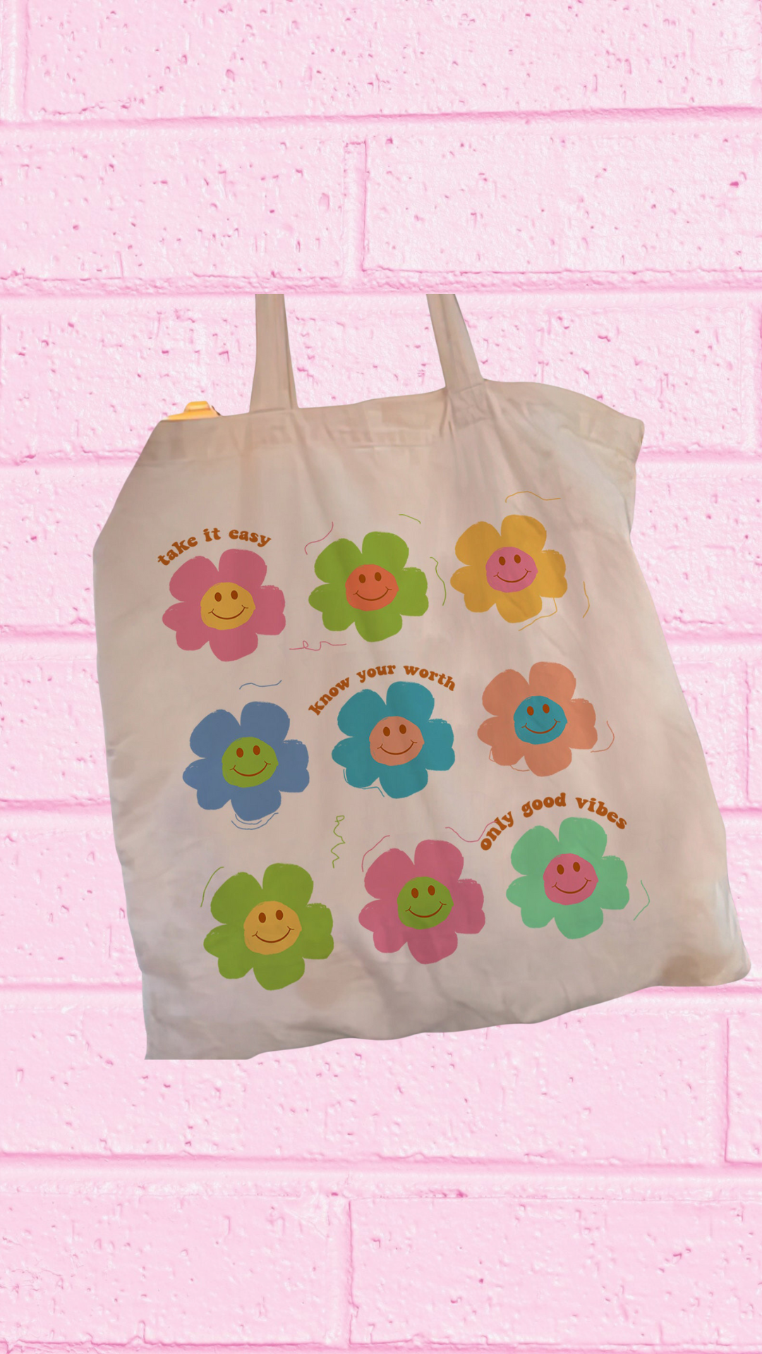 Flower with Positive Quotes