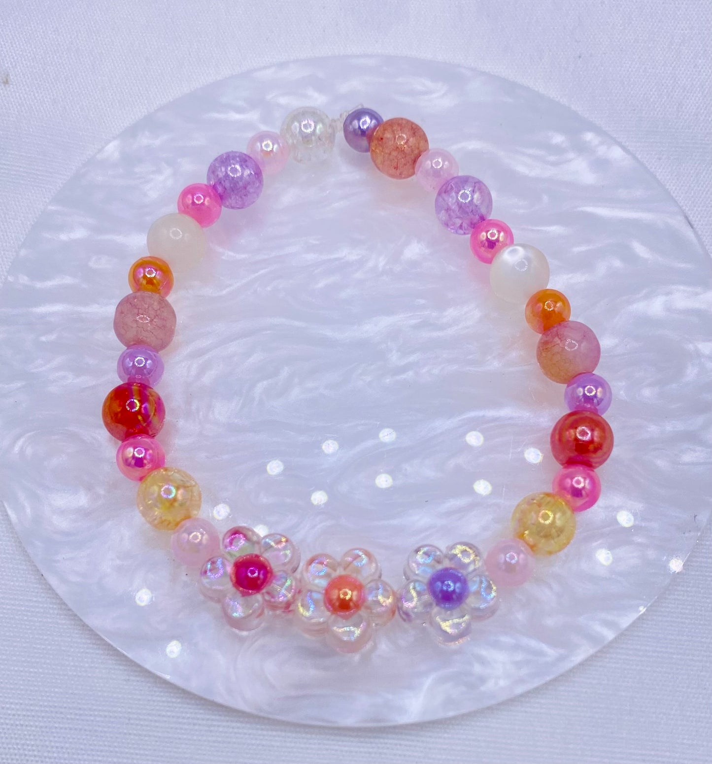 Crystal Petals Bracelet