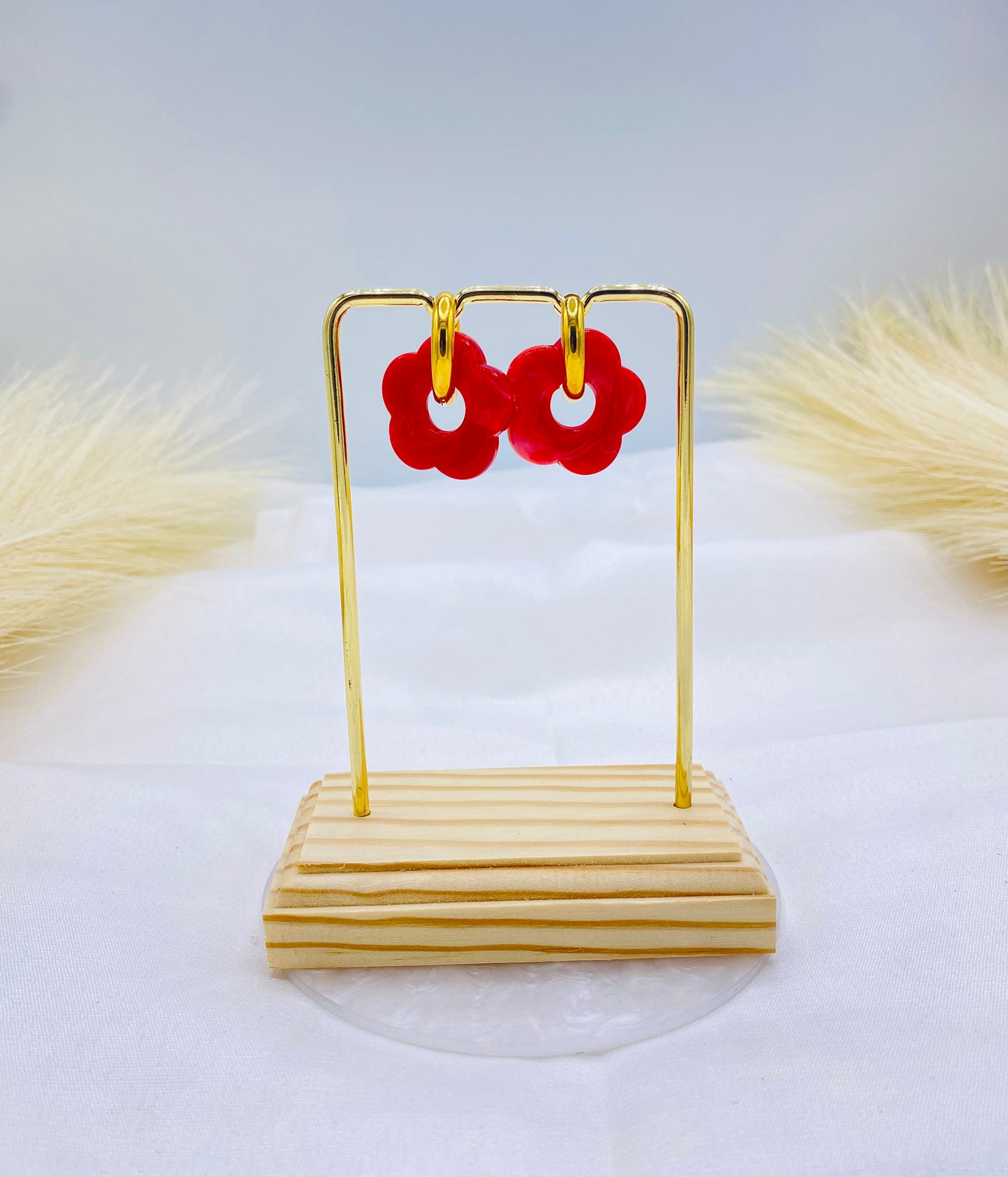 Flower Drop Earring